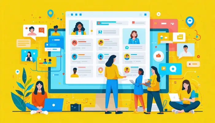 Job search illustration
